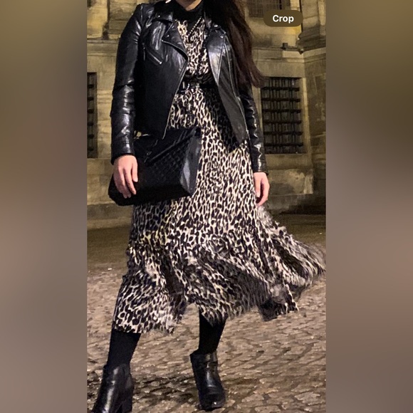 Banana Republic Mobwife cheetah print dress M - Picture 1 of 8